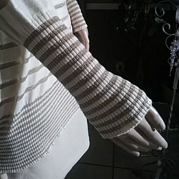 💢Arden B Lurex gold beige tunic - Picture 6 of 6